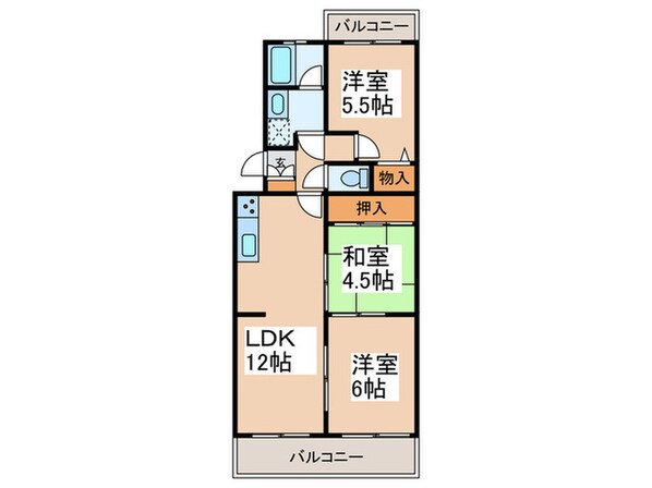 鷺沼レジデンスの物件間取画像